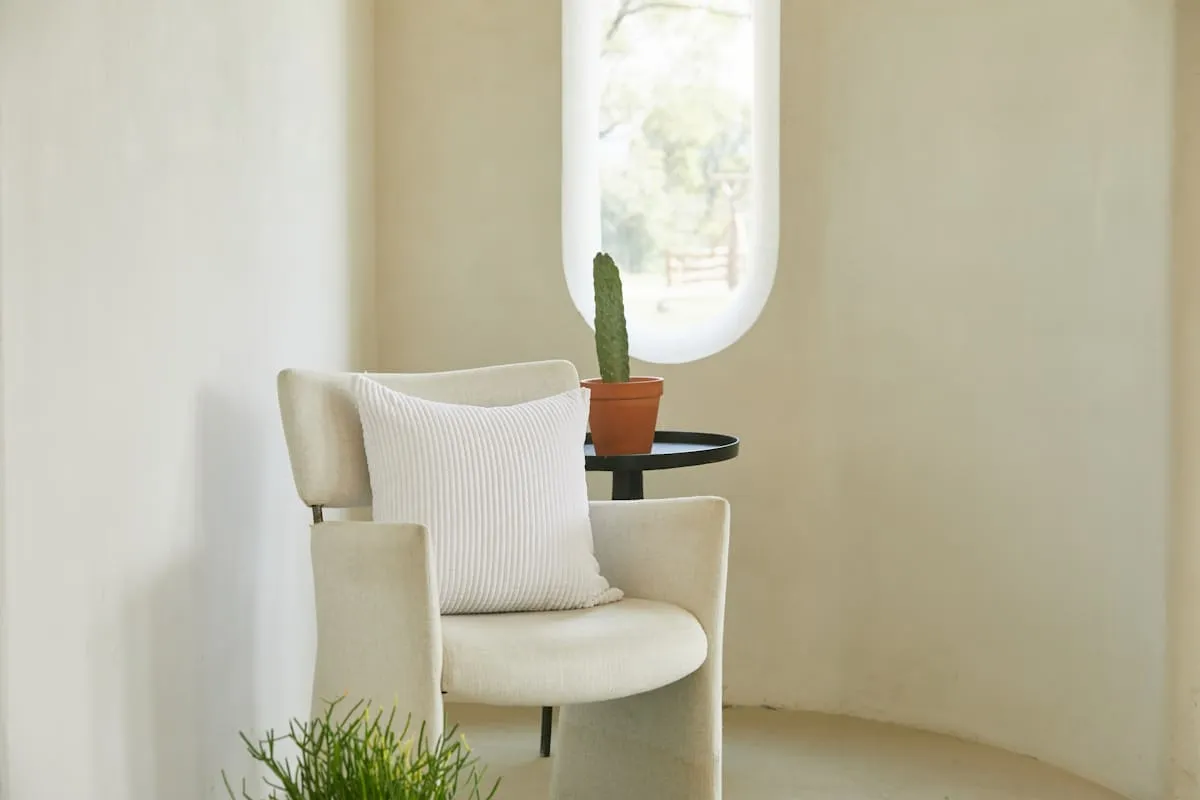 Minimalist home décor and furniture detail 2